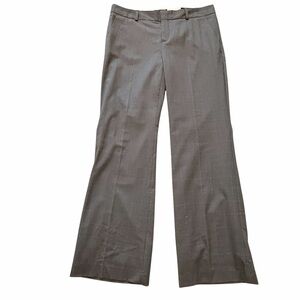Banana Republic Grey with White Windowpane Plaid "Rayon Fit" Trouser Pant 14